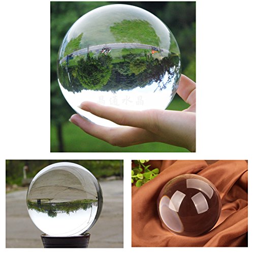 Glass Clear World Earth Globe Etched Crystal World on Stand 100mm Paperweight